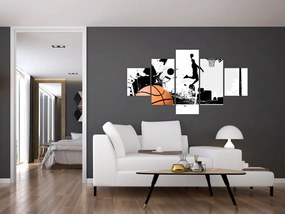 Obraz - Koszykarz (125x70 cm)