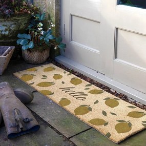 Wycieraczka z włókna kokosowego 40x120 cm Hello Lemons – Artsy Doormats