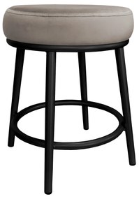 Taboret Ben noga metalowa czarna MG09