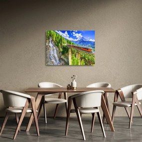 Obraz na szkle - Matterhorn, Zermatt, Wallis, Szwajcaria (70x50 cm)