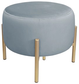 Pufa OLA LOFT ławka podnóżek metal złota BL06