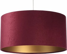 Lampa wisząca HOME 50 bordowa/złota