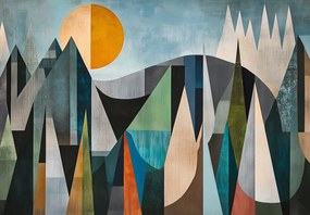 Fototapeta - Naturalna geometria abstrakcji III. (196x136 cm)