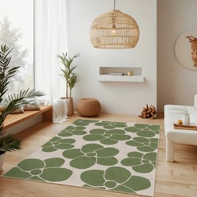 Zielony dywan odpowiedni do prania 60x100 cm Green Meadow – Mila Home