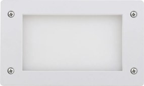 DEVON do wbudowania na zewn?trz, nowoczesny i uniwersalny styl - d?. 18,8 cm-kwadrat - Gx53 LED T2 3W - ?ywica - Kselect - ip66 - ?ywica i biel