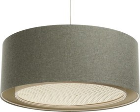 Lampa wisząca ERUTAN RATTAN 60 zielona