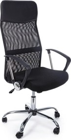 Czarne tapicerowane krzesło biurowe Dakar – Yes Everyday