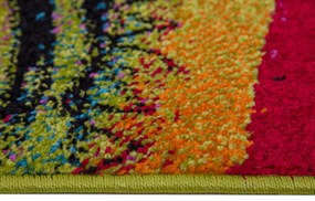 Dywan nowoczesny Folk Koła multikolor 160 cm x 230 cm