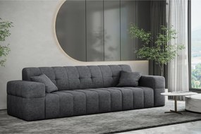 Sofa trzyosobowa NIMES, tkanina Perfect Harmony, Ciemnoszary