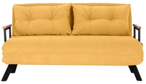 Sofa rozkładana Sando 2 musztardowy
