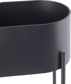 Kwietnik Valery Duo 40x19x45cm black