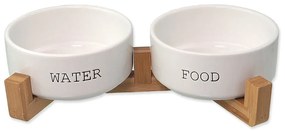 Zestaw ceramicznych misek dla psów ze stojakiem ø 13 cm Dog Fantasy – Plaček Pet Products