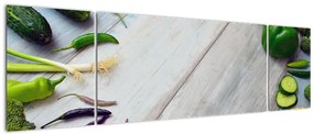 Obraz warzyw (170x50 cm)