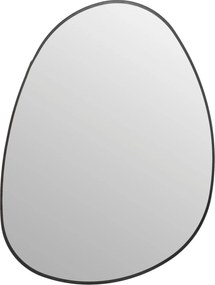 Lustro retro w metalowej ramie Rosalia, 55 x 75 cm