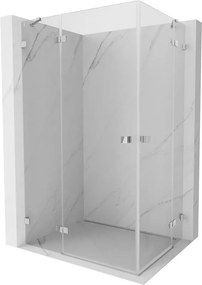 Mexen Lunar Duo kabina prysznicowa uchylna lewa 115 x 105 cm, transparent, chrom - 834-115L-105P-01-00