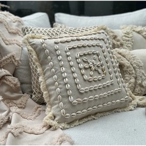 Bawełniana poszewka na poduszkę 43x43 cm Seashells – Mioli Decor