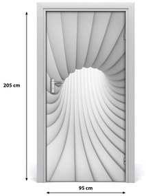 Naklejka samoprzylepna na drzwi Abstrakcja tunel
