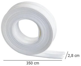 Taśma uszczelniająca do brodzika, 3,5 m, szerokość 2,8 cm, WENKO