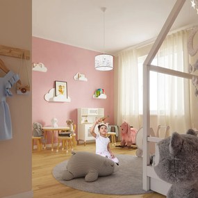 Lampa wisząca SOWY 30 biała SOLLUX  LIGHTING