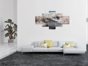 Obraz - Kwitnące drzewa w Azji (125x70 cm)