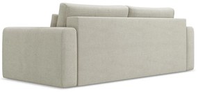 Beżowa rozkładana/ze schowkiem sofa 238 cm Kapua – Makamii