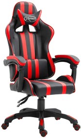 Czerwony ergonomiczny fotel dla gracza - Nirva