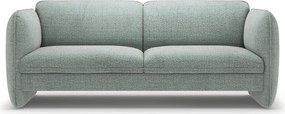 Niebieska sofa z tkaniny szenilowej 204 cm Georgia – Micadoni