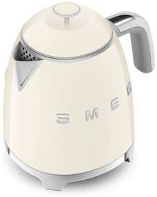 Kremowy czajnik elektryczny ze stali nierdzewnej 800 ml Retro Style – SMEG