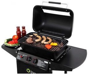 Tepro 508C Grill gazowy z kamieniami lawowymiIrvine, 94 x 51 x 102 cm