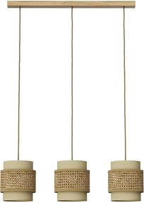 Lampa wisząca 3szt kremowy 70x70x120 morten