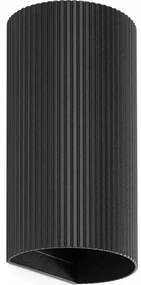 FARO 40543 - Kinkiet SOLE 2xGU10/8W/230V czarny wcięta okrągły