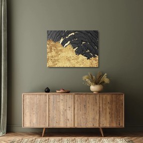 Obraz na szkle - Złota struktura N⁰1 (70x50 cm)
