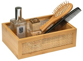 Bambusowy organizer łazienkowy Wenko Allegre, 22x7 cm
