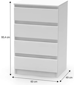 Komoda HANY NEW 014, biały