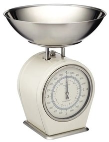 Kremowa waga kuchenna Kitchen Craft Living Nostalgia, nośność 4 kg