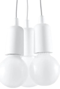Biała lampa wisząca ø 15 cm Rene – Nice Lamps