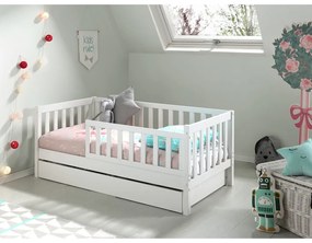 Biała szuflada pod łóżko dziecięce 70x140 cm Peuter – Vipack