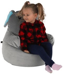 Puf dla dzieci Słonik Baby, 55 x 50 cm