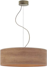 Żyrandol w stylu eko z abażurem 50 cm - H0-M50