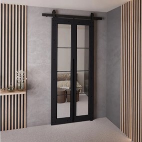 Drzwi Przesuwne QUDIO M6 Czarny 70