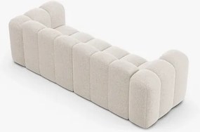 OUTLET Sofa 3-osobowa jasny beż szenil 230/95/70 Lupine od Micadoni