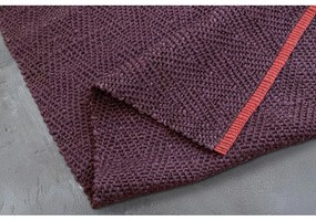Bordowy dywan z juty 50x80 cm Notes – Mette Ditmer Denmark