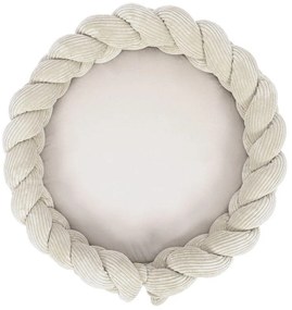 Beżowy kokon dla niemowląt 100x100 cm – Meowbaby