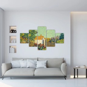 Obraz - Imitator of Vincent van Gogh, Landscape, reprodukcje (125x70 cm)