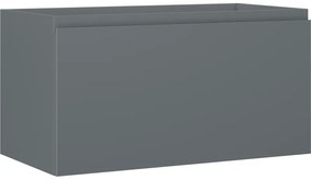 Mexen Orio szafka łazienkowa podumywalkowa 90 cm, 1 szuflada, grafit mat - 91A10-09047-1-BF66