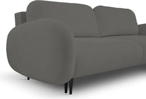 Sofa SOFT z funkcja spania i pojemnikiem CIEMNY SZARY RUN AGAIN 90