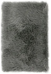 AmeliaHome Skóra Dokka ciemnoszary, 60 x 90 cm