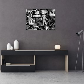 Obraz na szkle - Graffiti (70x50 cm)