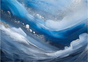 Obraz na szkle - Abstrakcja oceanu (70x50 cm)