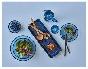 Taca do serwowania ceramiczna 14x38 cm Gastro Dark Blue/Black – Bitz